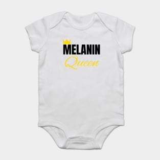 Melanin Queen, Black History, African American, for Black Women Baby Bodysuit